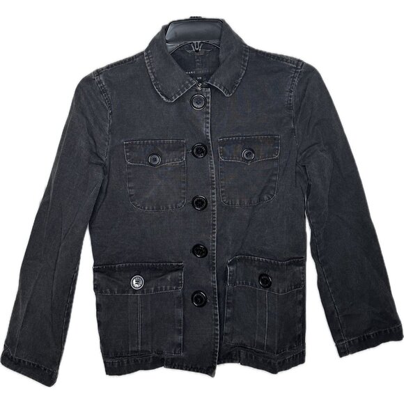 Marc Jacobs Women’s Utility Black Denim Jacket XS - Picture 2 of 10
